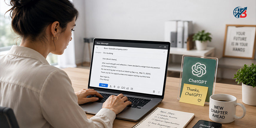 Woman Emails Boss About Quitting Using ChatGPT